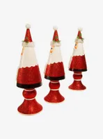 Wooden Santa Tree Table Pieces Decor