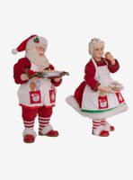 Kurt Adler Fabriche Mr. and Mrs. Santa Figure