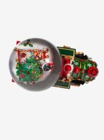 Kurt Adler Musical Santa Driving Train Snow Globe