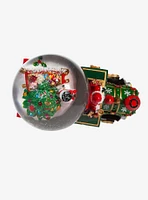 Musical Santa Driving Train Snow Globe