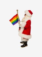 Kurt Adler Fabriche Pride Santa Figure