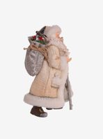 Kurt Adler Fabriche Snowy Woods Santa Figure