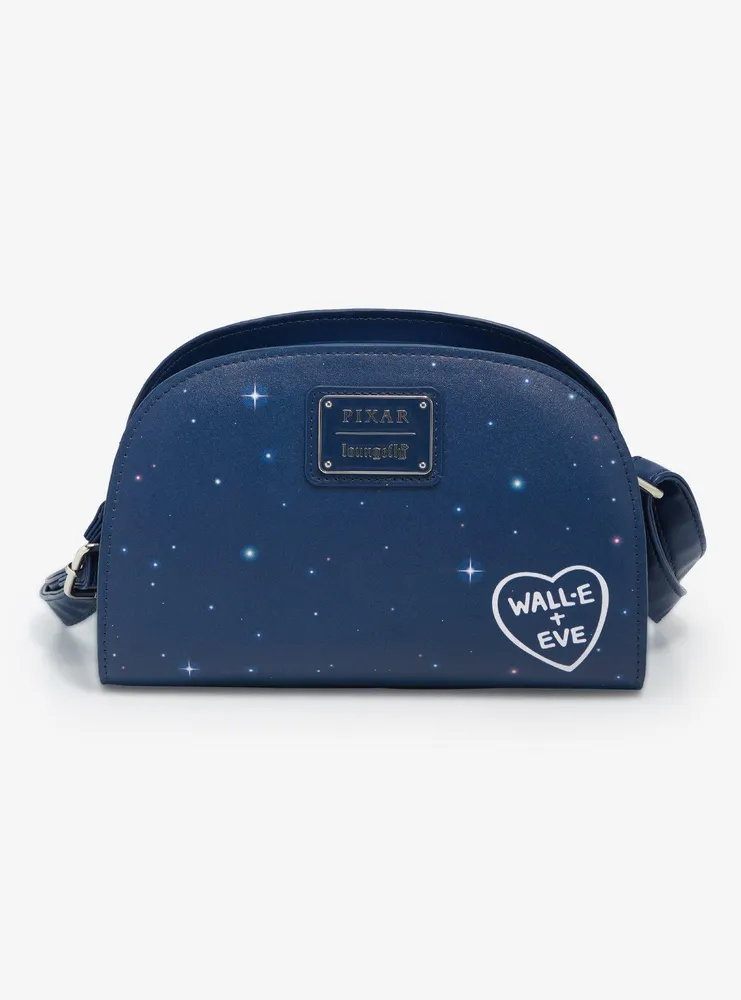 Loungefly Disney Pixar WALL-E EVE & WALL-E Space Crossbody Bag - BoxLunch Exclusive