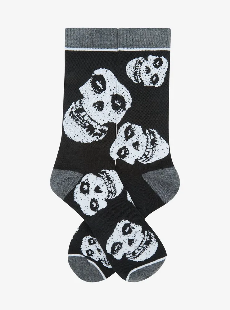 Misfits Fiend Skull Crew Socks