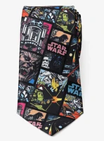 Star Wars Comic Black Men's Tie