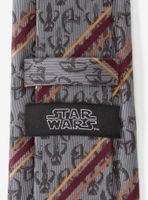 Star Wars The Mandalorian Mando Stripe Gray Men's Tie
