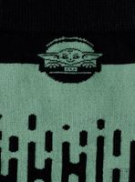 Star Wars The Mandalorian The Child Hidden Message Green Crew Socks