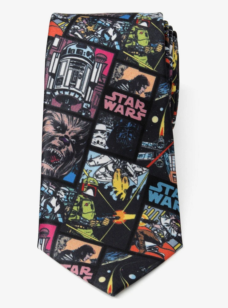 Star Wars Comic Black Men's Tie