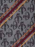 Star Wars The Mandalorian Mando Stripe Gray Men's Tie