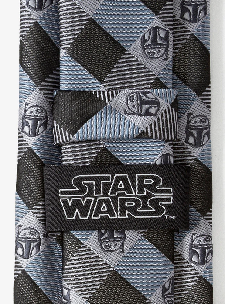 Star Wars The Book Of Boba Fett "As You Wish" Plaid Men's Tie