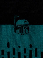 Star Wars The Book Of Boba Fett Hidden Message Green Crew Socks