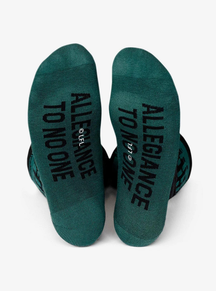 Star Wars The Book Of Boba Fett Hidden Message Green Crew Socks