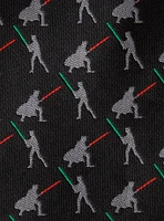 Star Wars Vader vs. Luke Battle Lightsaber Black Men's Tie