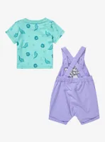 Disney The Little Mermaid Ariel & Flounder Infant Overall Set - BoxLunch Exclusive
