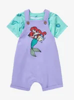Disney The Little Mermaid Ariel & Flounder Infant Overall Set - BoxLunch Exclusive