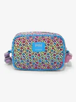 Loungefly Lisa Frank Rainbow Leopard Camera Crossbody Bag