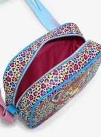 Loungefly Lisa Frank Rainbow Leopard Camera Crossbody Bag