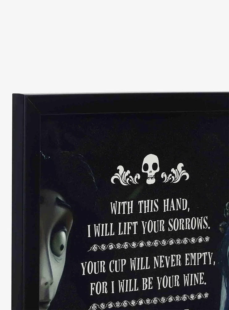 Corpse Bride With This Hand Framed Wood Wall Decor