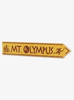 Disney Hercules Mt. Olympus Arrow Wood Wall Sign