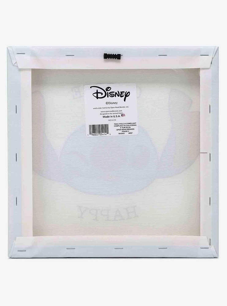 Disney Lilo & Stitch Choose Happy Canvas Wall Decor