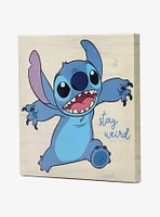 Disney Lilo & Stitch Stay Weird Canvas Wall Decor