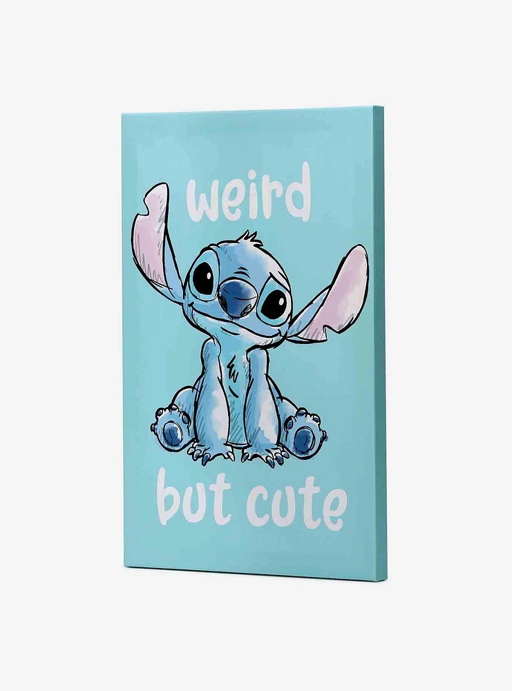 Disney Lilo & Stitch Weird But Cute Canvas Wall Decor