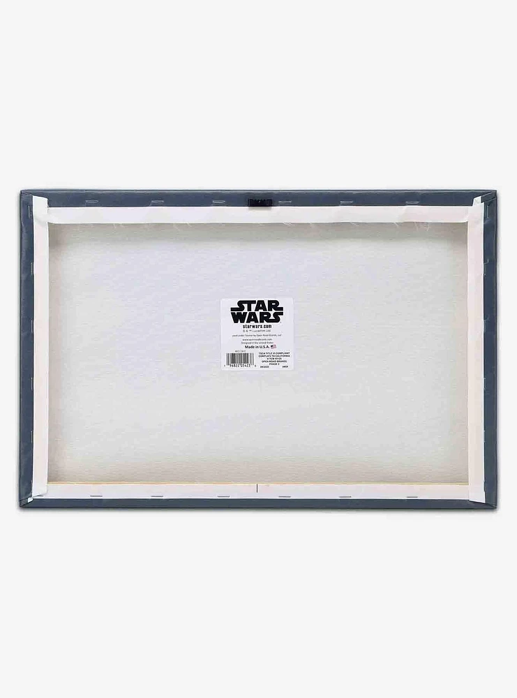 Star Wars R2-D2 Schematic Canvas Wall Decor