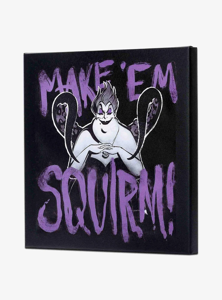 Disney Villains Ursula Make 'Em Squirm Canvas Wall Decor
