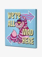 Disney Alice in Wonderland We're All Mad Here Canvas Wall Decor