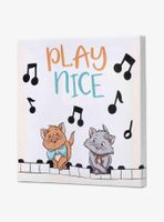 Disney The AristoCats Play Nice Piano Canvas Wall Decor