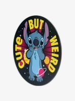 Disney Lilo & Stitch Cute But Weird Round Metal Sign