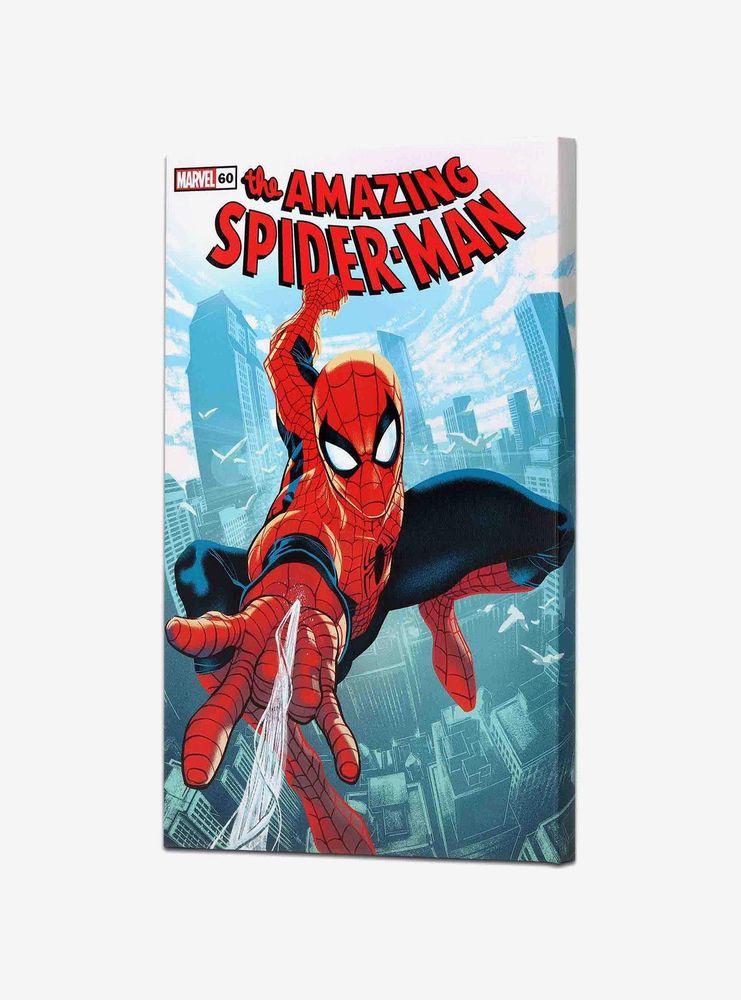 Marvel The Amazing Spider-Man Over City Canvas Wall Decor