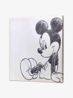 Disney Mickey Mouse Side Silhouette Canvas Wall Decor