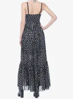 Cosmic Aura Star Mesh Maxi Dress