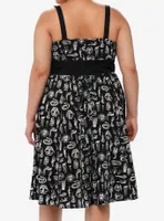 Social Collision Animal Anatomy Retro Swing Dress Plus Size