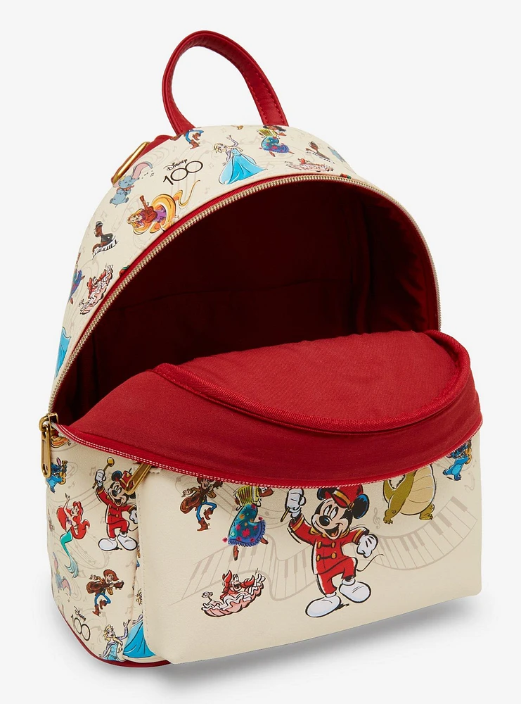 Loungefly Disney100 Mickey Mouse & Band Mini Backpack