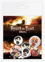 Attack On Titan Pin Set