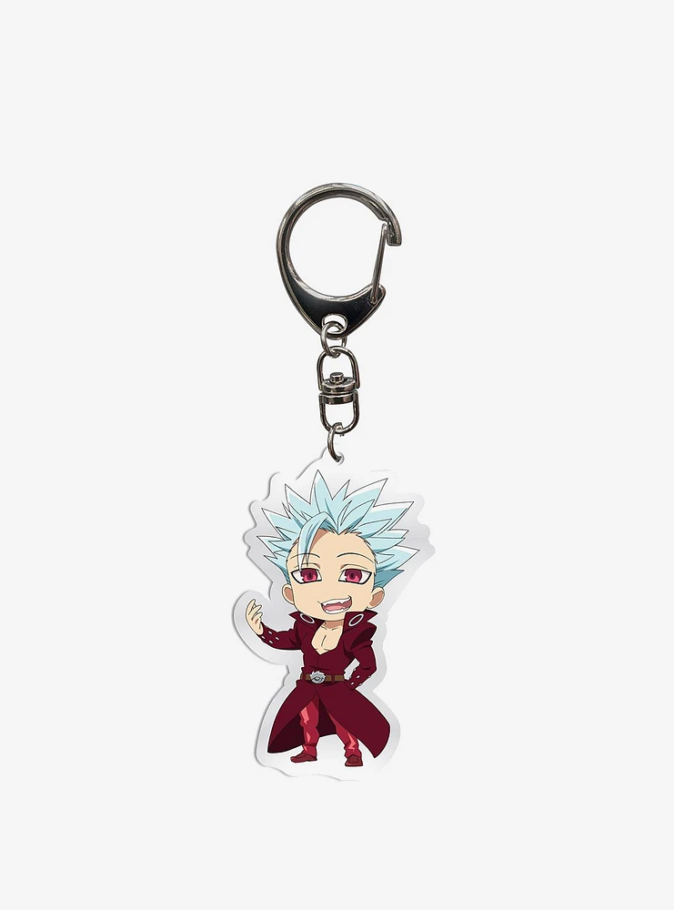 The Seven Deadly Sins Keychain Set