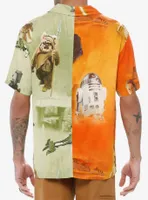 Our Universe Star Wars Tatooine Endor Split Woven Button-Up