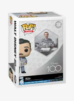 Funko Disney100 Pop! Icons Walt Disney With Magazine Vinyl Figure