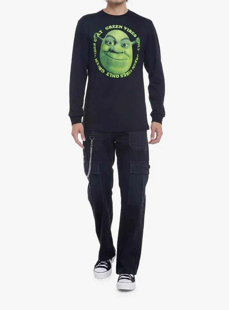 Shrek Green Vibes Only Long-Sleeve T-Shirt