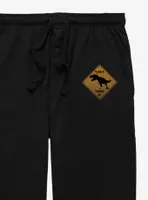 Jurassic World T-Rex Zone Sign Pajama Pants