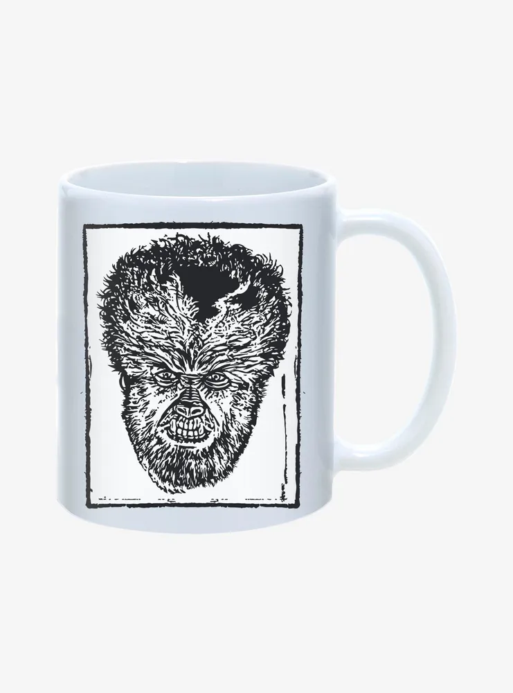 Universal Monsters The Wolfman Head Mug 11oz