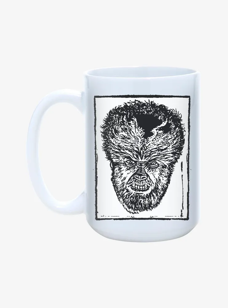 Universal Monsters The Wolfman Head Mug 15oz