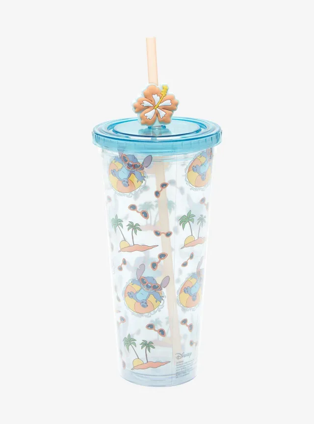 Hot Topic Disney Lilo & Stitch Stitch Jamming Acrylic Travel Cup