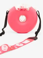 Pink Donut Figural Water Bottle