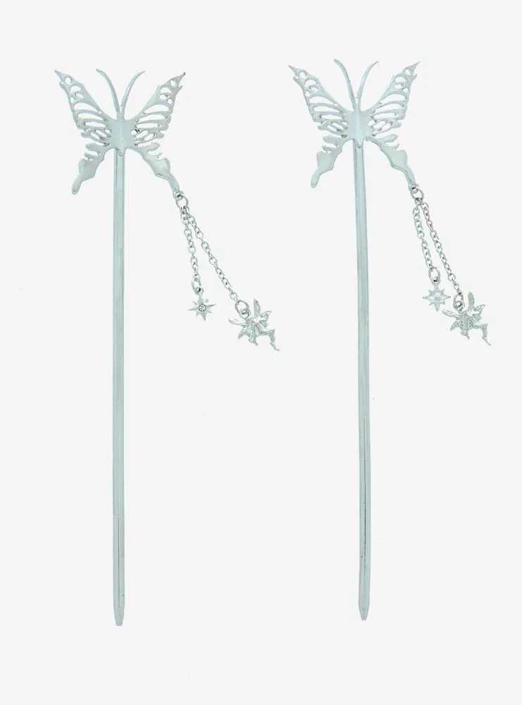 Thorn & Fable Butterfly Skeleton Fairy Hair Stick Set