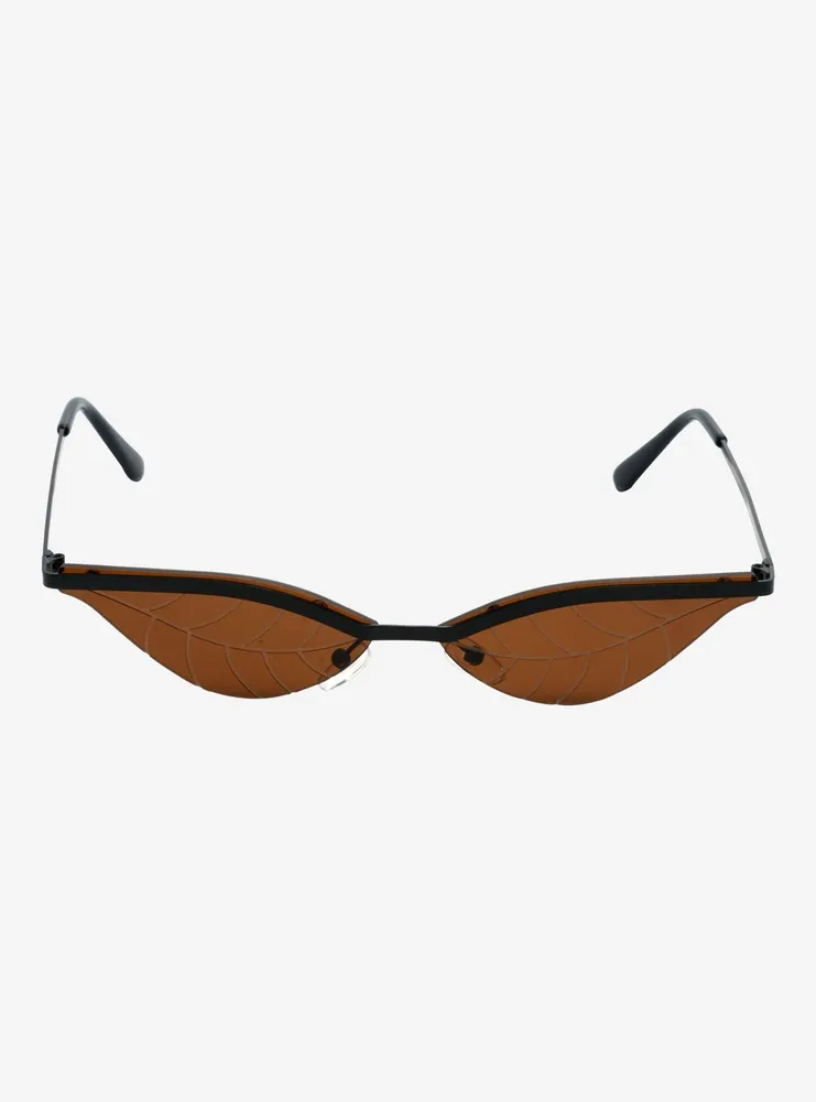 Brown Leaf Sunglasses