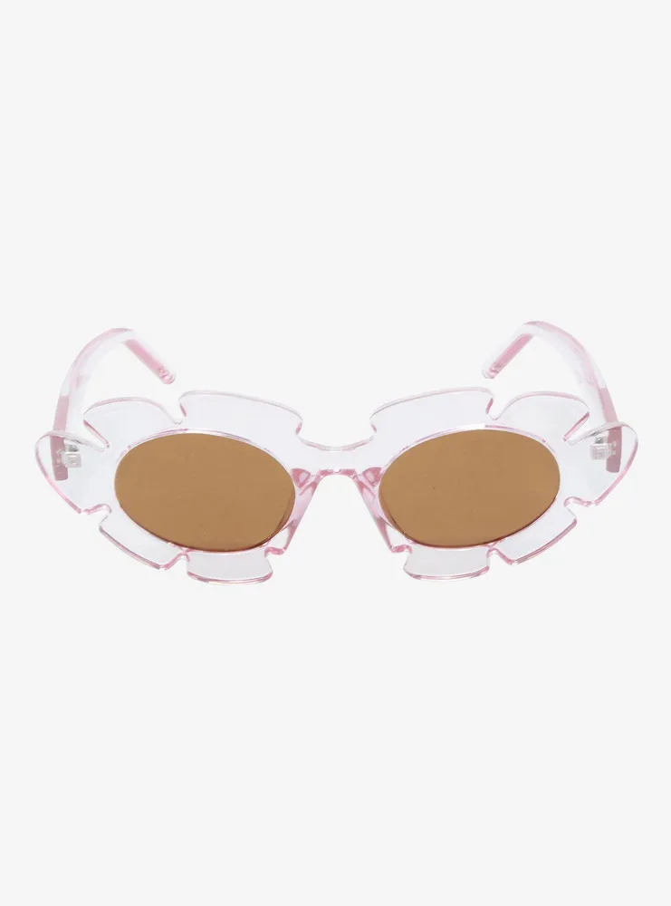 Pink Wavy Edge Sunglasses