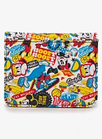 Disney The Sensational Six Collage Vegan Leather Foldover Wallet